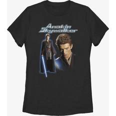 Clothing BoxLunch Star Wars Anakin Lightsaber Womens T-Shirt BLACK