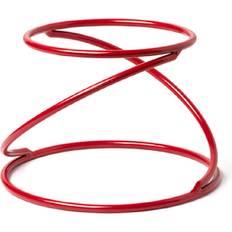 Red Cake Stands American Metalcraft LWUSR 7" Contempo Red Wrought Iron Pizza Cake Stand