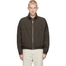 Ami Paris Jakker Ami Paris Brown Alexandre Mattiussi' Windbreaker Jacket DARK COFFEE/221