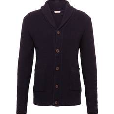 Selected Shawl-neck Knitted Cardigan