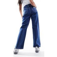 Carhartt WIP simple loose fit jeans in blue stone wash