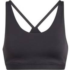 Multifärgade BH:ar adidas Performance All Medium Support Sport Behå Damer - Svart