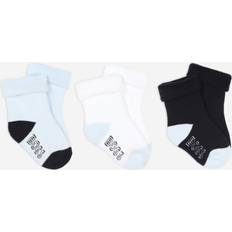 Solid Colours Socks BOSS Baby Boys Blue Cotton Socks (3 Pack)