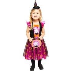 Amscan Halloween girls peppa pig witch dress costume