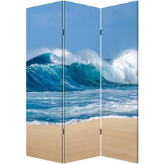 Blue Room Dividers Rosecliff Heights 3 Panel 72" 72.0 H x 48.0 W x 2.0 D Room Divider