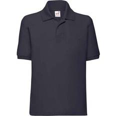 Solid Colours Polo Shirts Fruit of the Loom childrens/kids poly/cotton pique polo shirt pc3885
