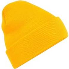 Gold Beanies Beechfield Original Cuffed Beanie Winter Hat Gold One