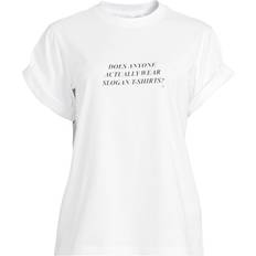 Victoria Beckham T-shirt slogan white