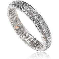 Eternity Rings SUZY LEVIAN French Filigree Cubic Zirconia Eternity Ring in White