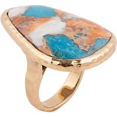 Barse Composite Turquoise w/ Infused Metal at ix Ring