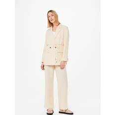 Pink - Woman Blazers Whistles Women's Jade Tie Front Blazer Ivory/Multi