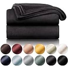 Hemtextil Blumtal Blumtal Fleecefilt 270 x 230 cm - Antracit Filt Grå