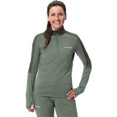 Bruna - Dam - Träningsplagg Tröjor Vaude Damen Midlayer LIVIGO HALFZIP II green