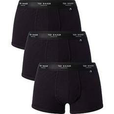 Ted Baker Underwear Ted Baker men's pack cotton stretch trunks, black