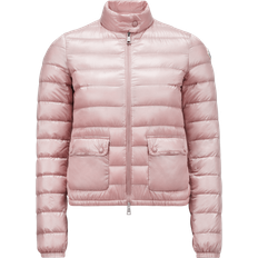 Moncler Women Jackets Moncler Pink Lans Down Jacket - Woodrose