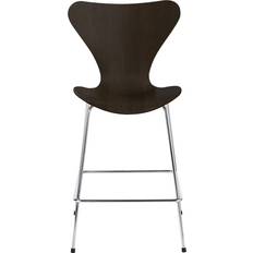 Fritz Hansen 3187 Sjuan Leather Barstol & Barpallar Sittpall