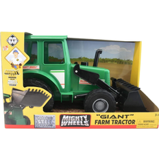 Plastic Tractors Mighty Wheels Steel Green Tractor