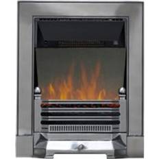 Focal Point Focal Point Fires 2kW Edwardian Cast Iron LED Reflective Inset Electric Fire Satin Chrome