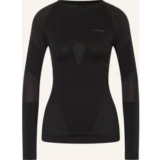 L - Polyamid Hemden Falke Longsleeve Damen schwarz