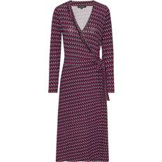 Ilse Jacobsen Klänningar Ilse Jacobsen Elisa Harlekin Wrap Dress, Rosy Pink