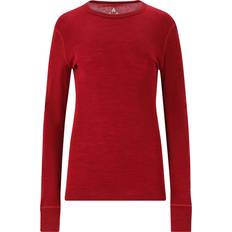 Lange Mouw Ondershirt Sets Whistler Cerro Merino Wool Ondergoed Set - Rood