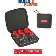 Rothenberger 114202 19-22-29-38-44-57mm plumbers hole saw kit