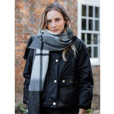 Barbour Grey Scarfs Barbour Rosefield Tartan Lambswool Scarf