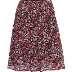 Midi rok - Rood Rokken Moss Copenhagen Vrouwenrok Varuna Kabrina - Rouge