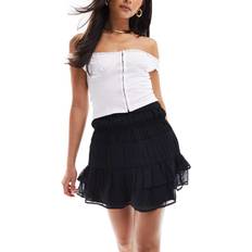ASOS DESIGN rara mini skirt in black