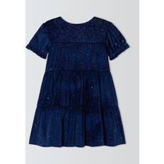 Velour Dresses John Lewis Kids' Glitter Velour Party Dress, Multi