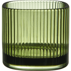 Orrefors Brugskunst Orrefors Magica Lysestage Super Circle 70 mm Fyrfadsstager Glas Grøn Fyrfadsstage 7cm