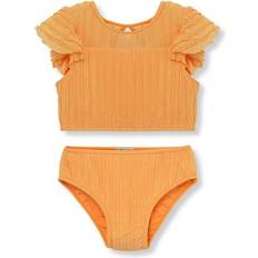 Orange Bathing Suits Flouncie Swim Set - Habitual