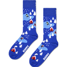 Happy Socks Herr Strumpor Happy Socks Blue Winter Night Crew Sock