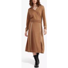 Chinti & Parker Jeanne Merino Wool Skirt, Soft Camel/Cream