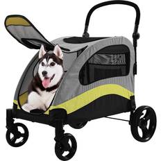 ZHUOYUANTONG Foldable Pet Stroller Extra Large 72.9x108cm