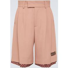 Amiri Shorts Amiri Layered polka-dot high-rise shorts