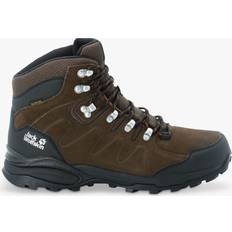 Jack Wolfskin Refugio Texapore Waterproof Mid Hiking Boots, Brown/Phantom