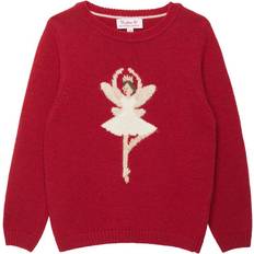 Multicolour Knitted Sweaters Trotters Fairy Kids' Jumper, Crimson