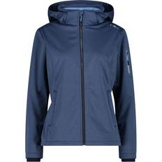 CMP Women's Softshell Jacket Zip Hood Softshelljakke blå