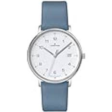 Junghans Armbanduhren Junghans 47/4456.00 Damen-Armbanduhr Form Hellblau