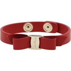 Smykker Læder Bracelet with Bow - Rød