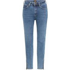 Ropa Lee Jeans Scarlett High Zip in Mid Ely Bleu