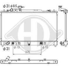 Mazda Cooling System Diederichs Kühler DCM2275