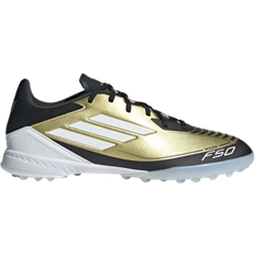 Hombre - Oro Zapatillas de Baloncesto Adidas Messi F50 League Turf Football Boots - Gold Metallic/Cloud White/Core Black