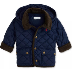 Babies Jackets Children's Clothing Polo Ralph Lauren Baby Hooded Barn Jacket - Newport Navy (100028015)