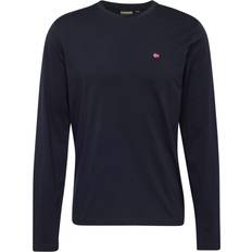 Napapijri Herr T-shirts Napapijri Black Cotton T-Shirt