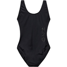 M - Nylon Badedragter H2O Tornø Logo Swimsuit - Black