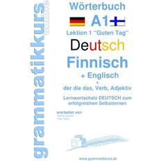 Bücher Wörterbuch Deutsch Finnisch Englisch Niveau A1 (Geheftet)