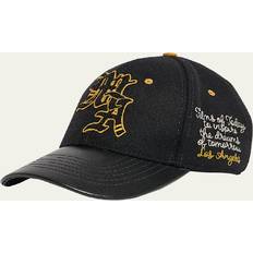 Amiri Accessories Amiri Black & Yellow 'MA' Varsity Cap Black UNI