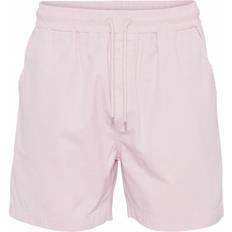 Pink - Unisex Trousers & Shorts Colorful Standard Organic Faded Twill Shorts - Rose